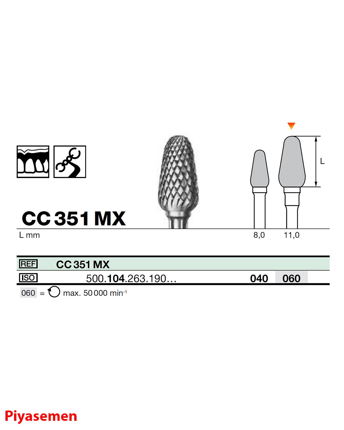HBCC351 Piyesemen Tungsten Karbit Labut, Laboratuvar Frez