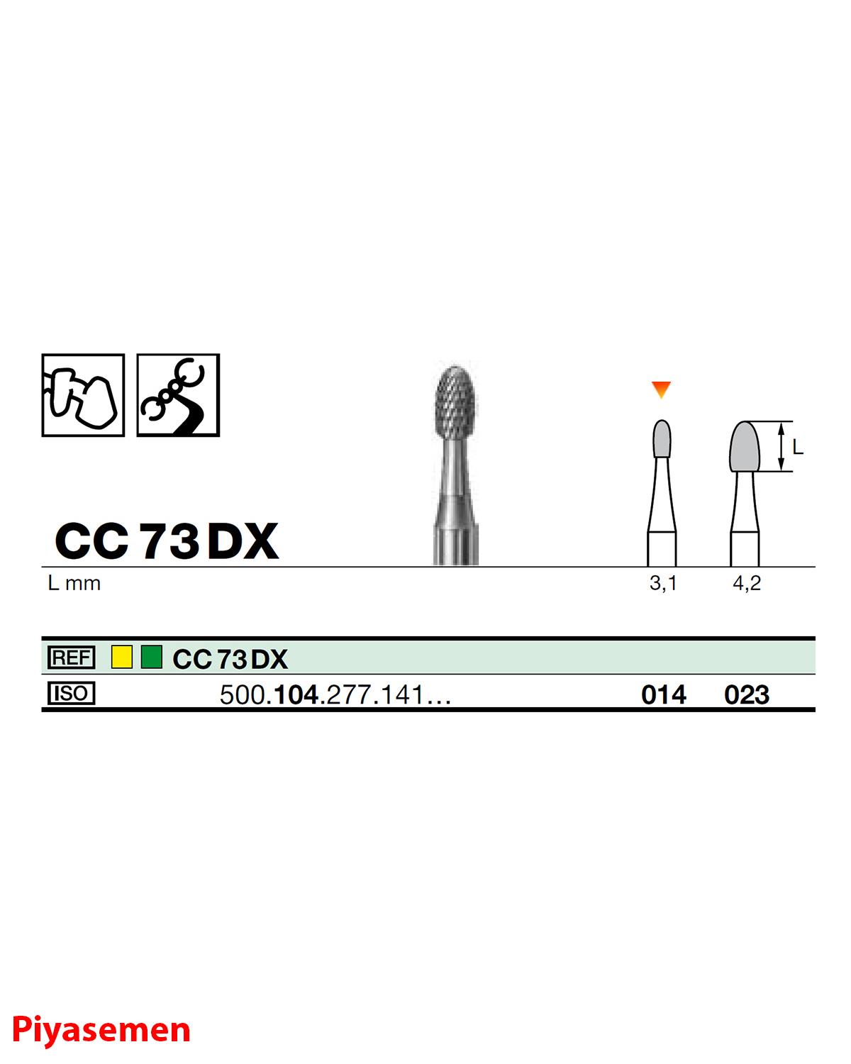 HBCC73 Piyesemen Tungsten Karbit Labut, Laboratuvar Frez