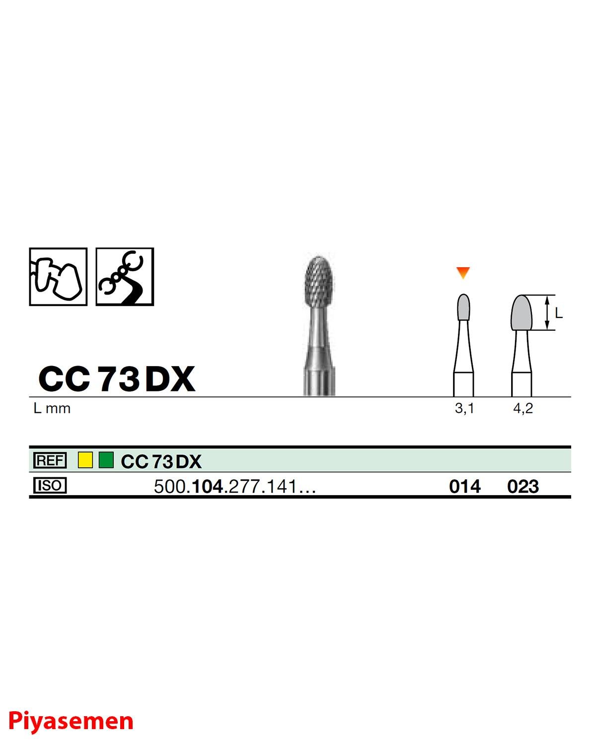 HBCC73 Piyesemen Tungsten Karbit Labut, Laboratuvar Frez