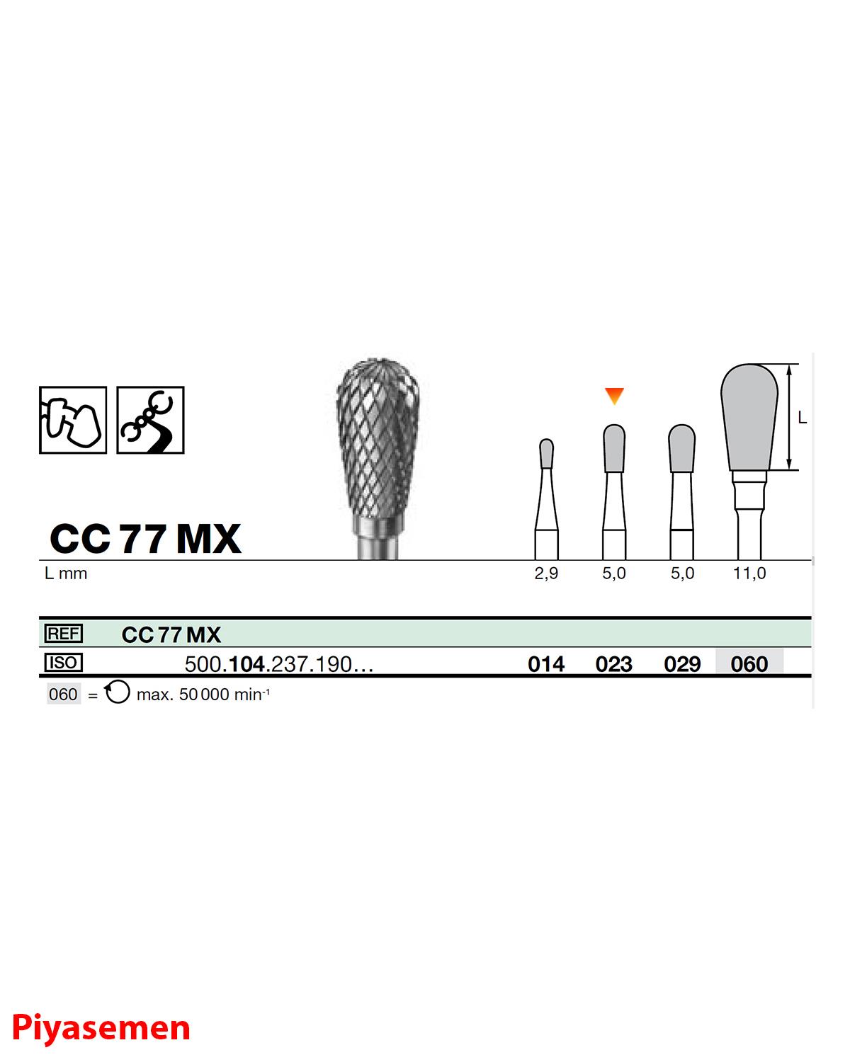 HBCC77 Piyesemen Tungsten Karbit Armut, Laboratuvar Frez