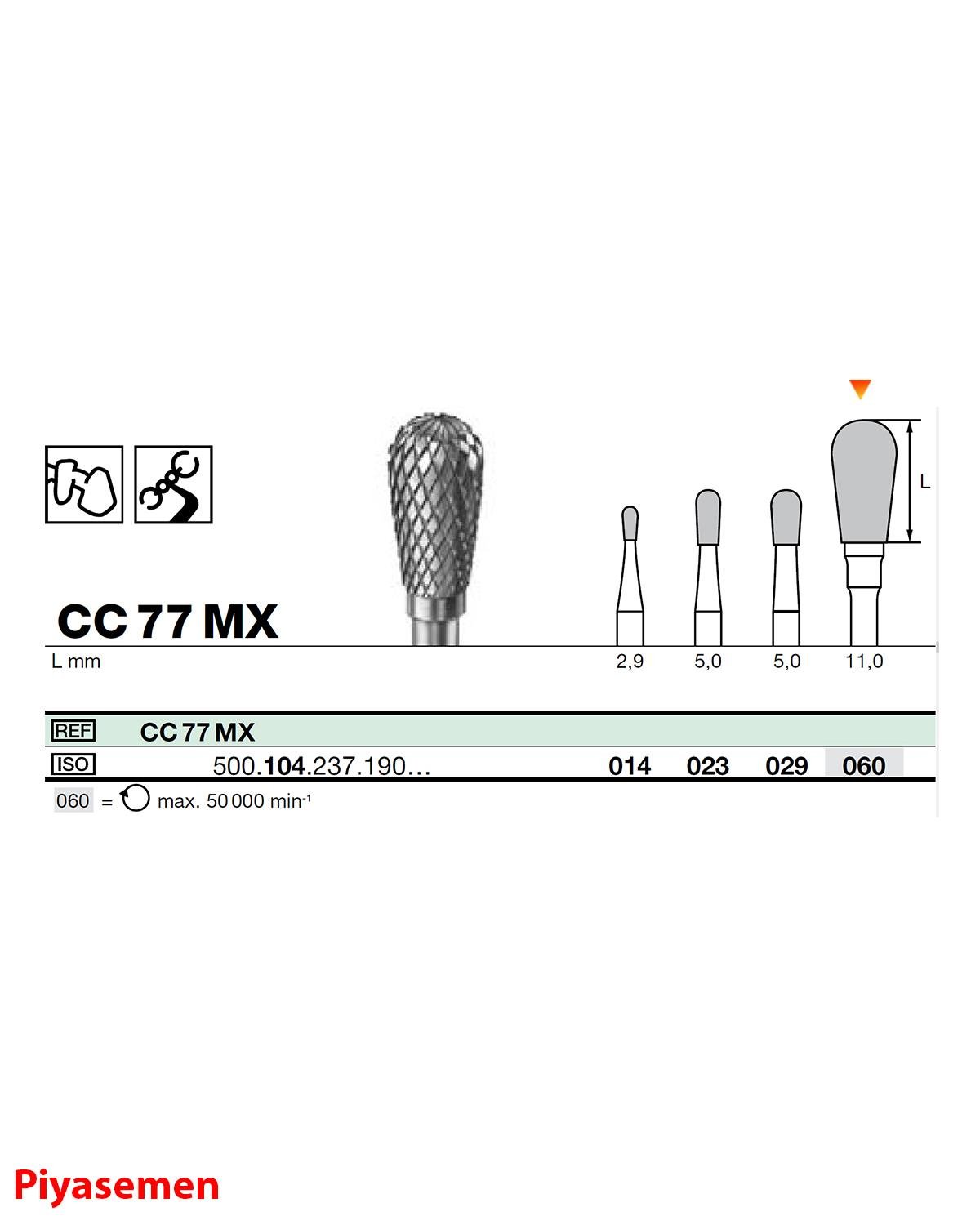 HBCC77 Piyesemen Tungsten Karbit Armut, Laboratuvar Frez