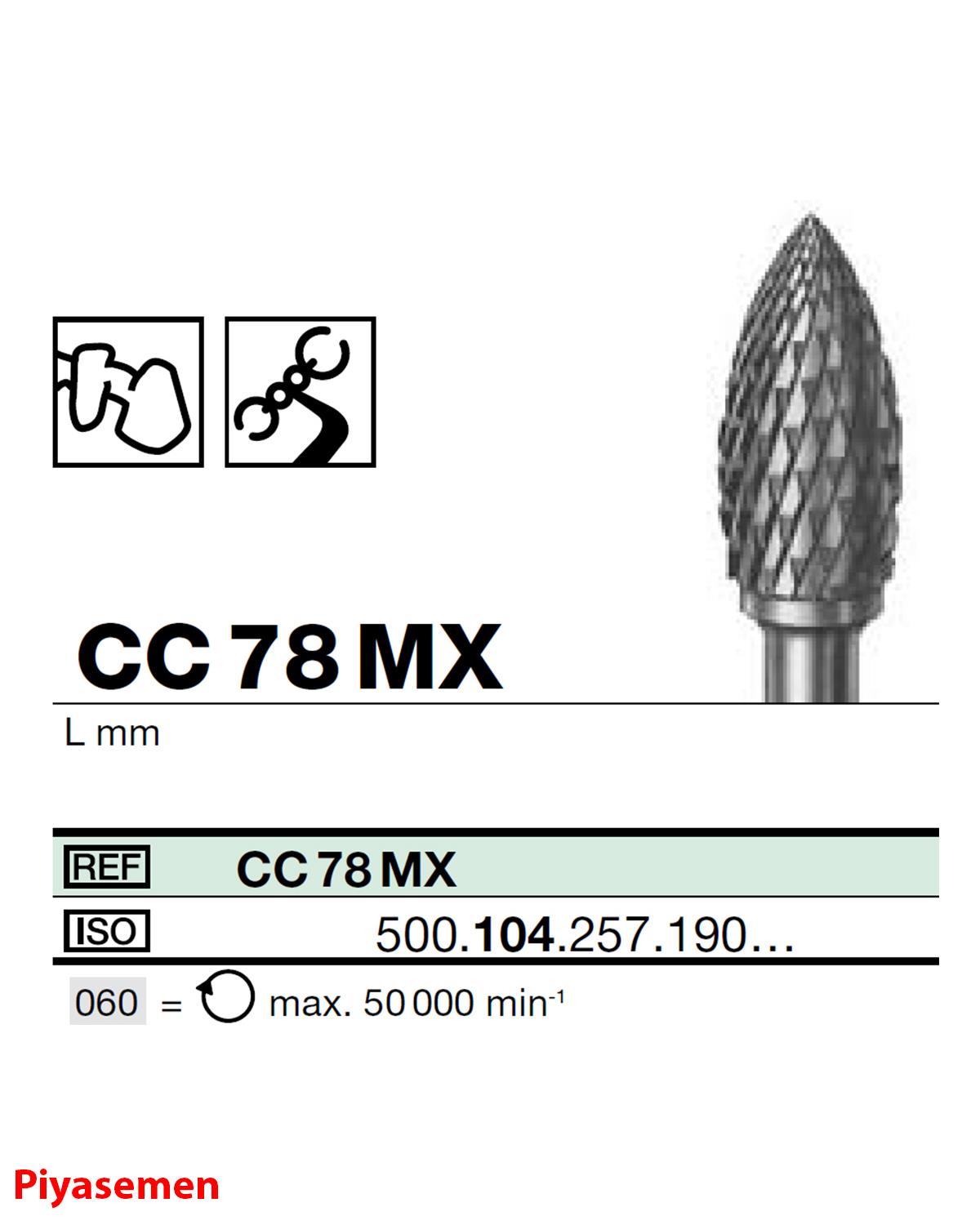 HBCC78 Piyesemen Tungsten Karbit Labut, Laboratuvar Frez