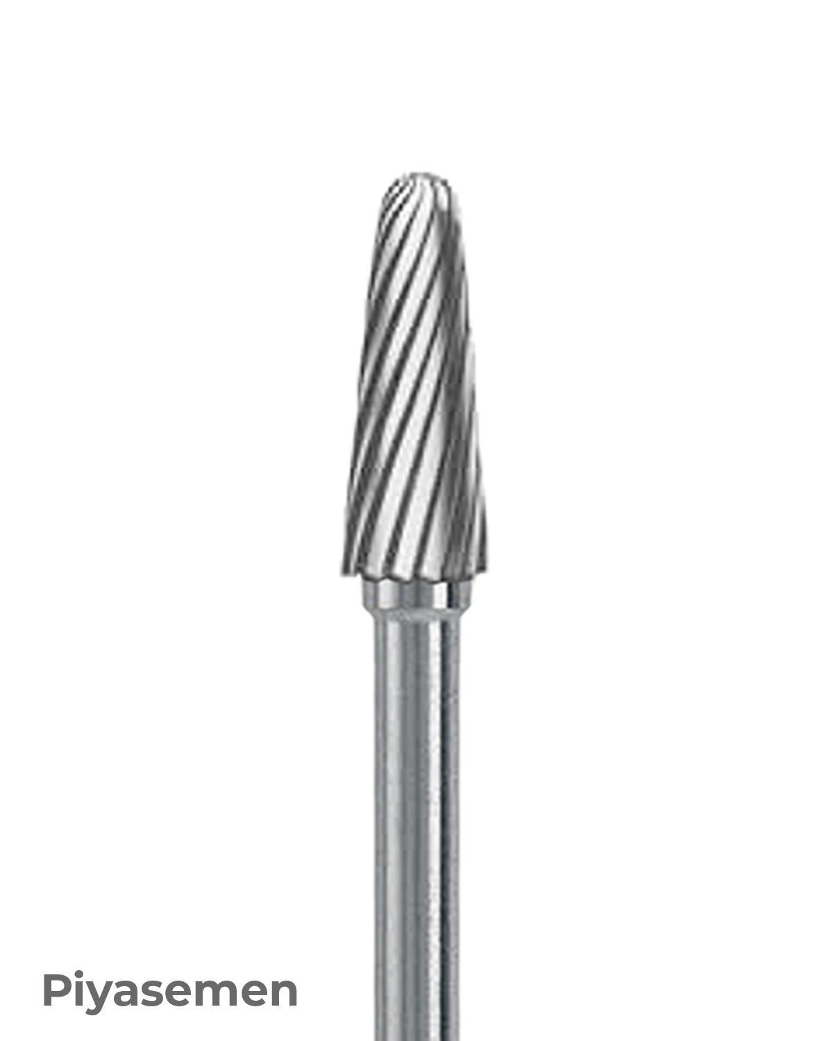 HBCC79 Piyesemen Tungsten Karbit Yuvarlak Bitim Konik, Laboratuvar Frez