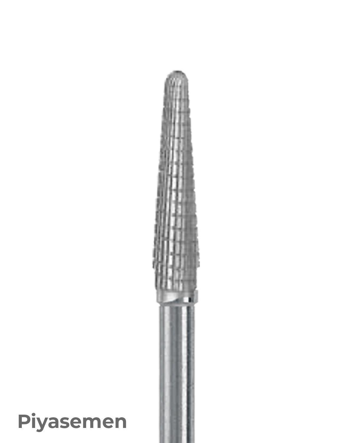 HBCC79 Piyesemen Tungsten Karbit Yuvarlak Bitim Konik, Laboratuvar Frez