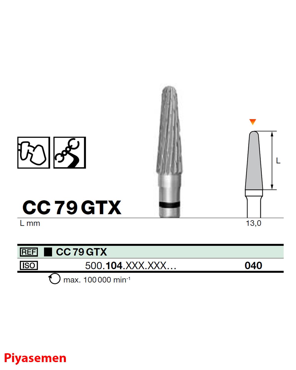 HBCC79 Piyesemen Tungsten Karbit Yuvarlak Bitim Konik, Laboratuvar Frez