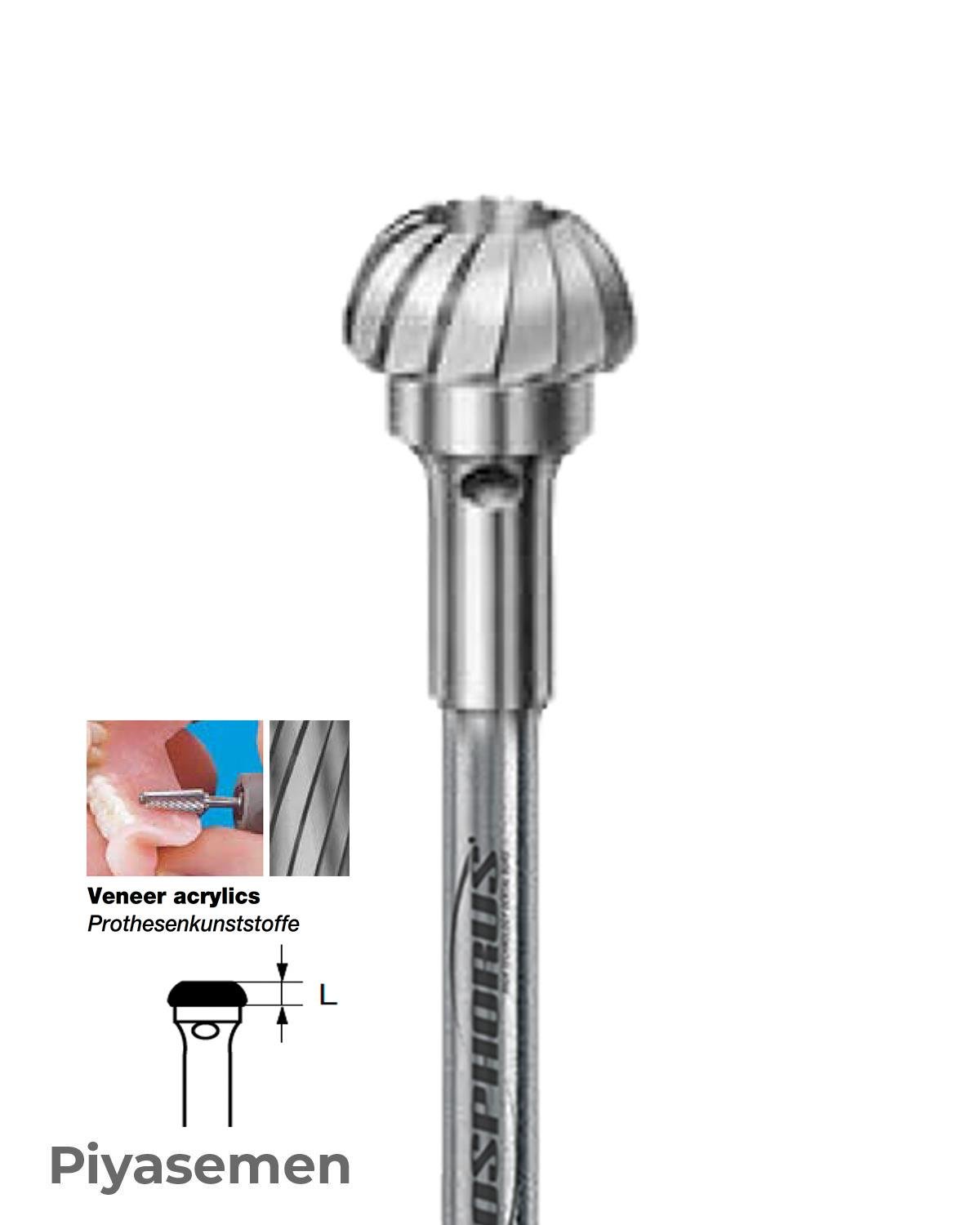 HBCC98 Piyesemen Tungsten Karbit Tekerlek, Laboratuvar Frez