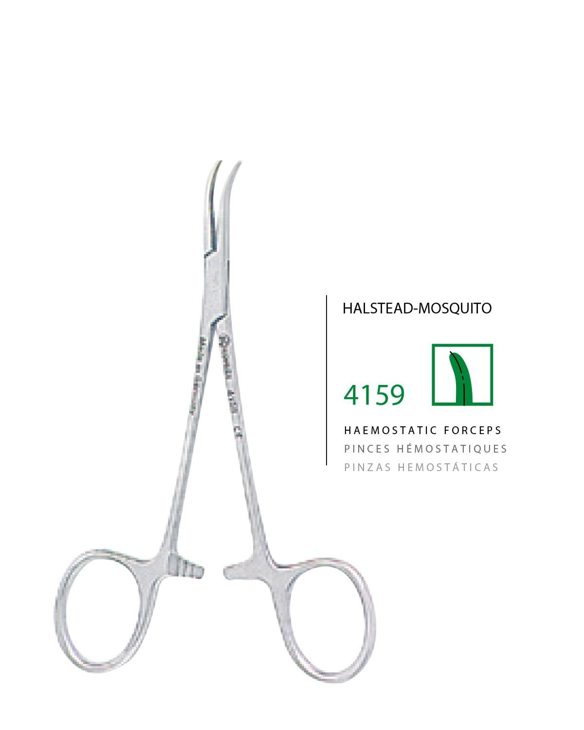 Hemostat (Klemp) Halsted-Mosquito 14cm