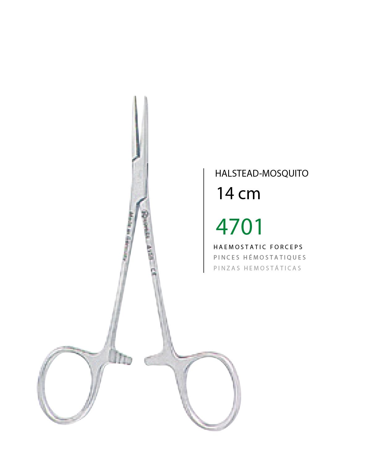Hemostat (Klemp) Halsted-Mosquito 14cm