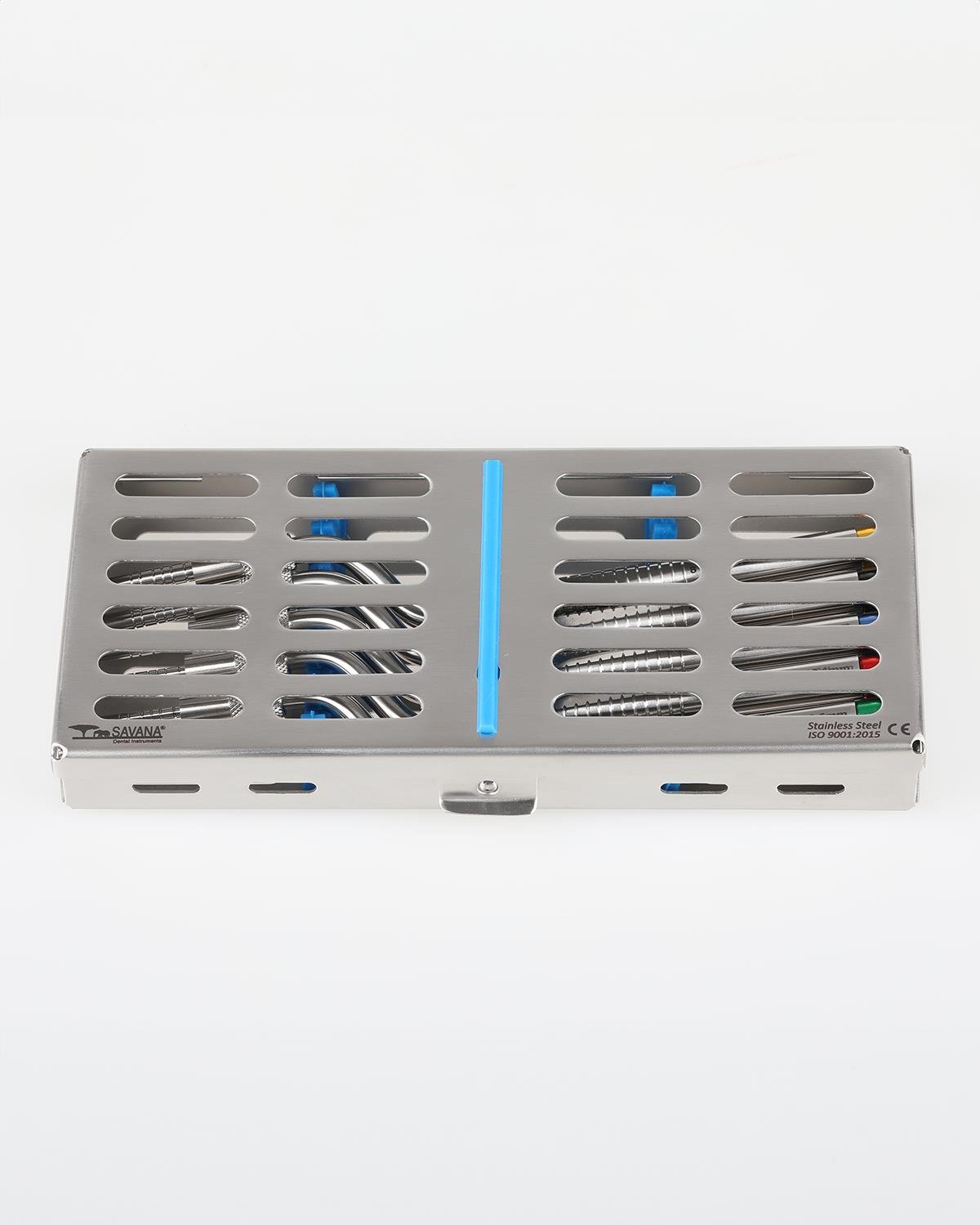 İç Bükey L açılı Osteotom 2.2/2.8/3.2/3.5/4.2mm 17cm 6 Ad./Kaset (Çekiçli)