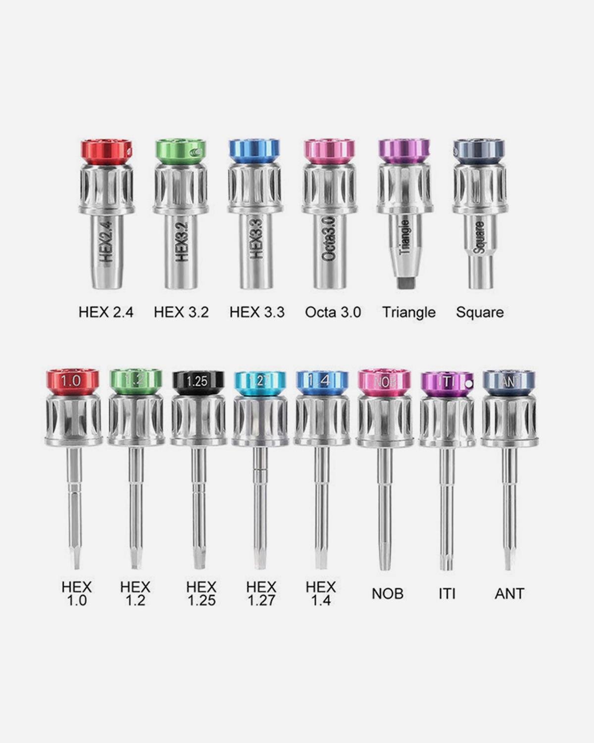 İmplant Vida Sürücüsü 17 Ad./Kaset