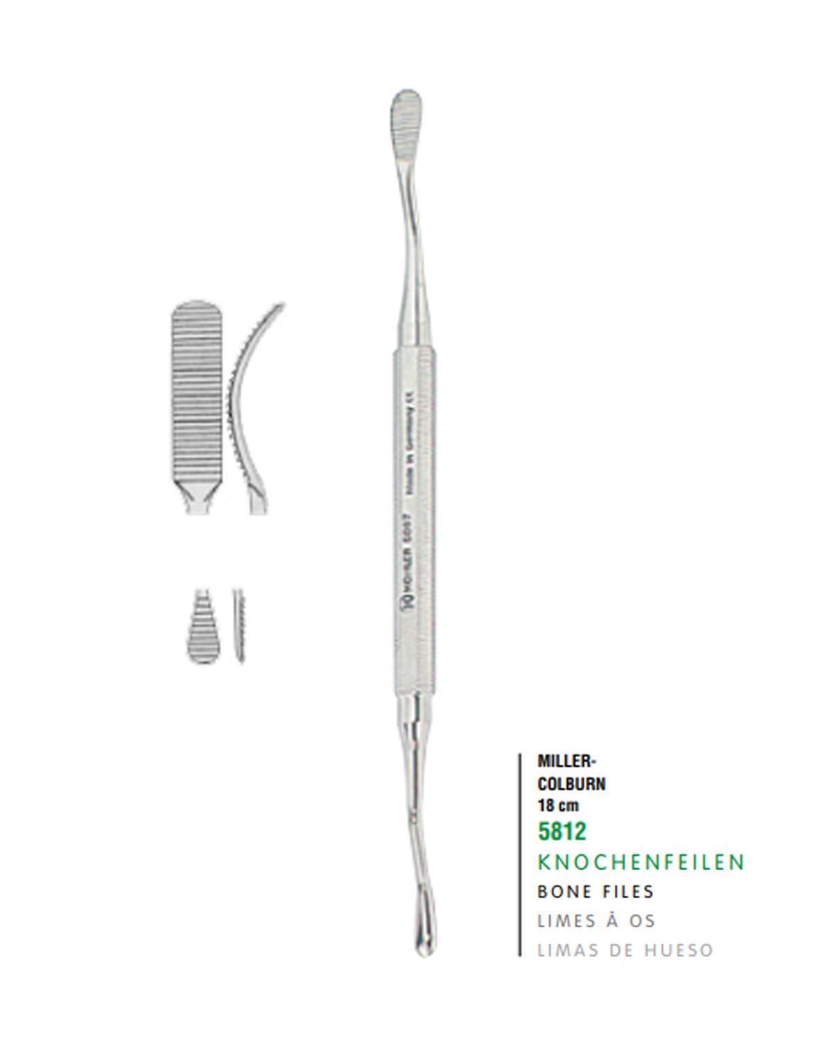 Kemik Eğesi MILLER-COLBURN FIG.6 18cm