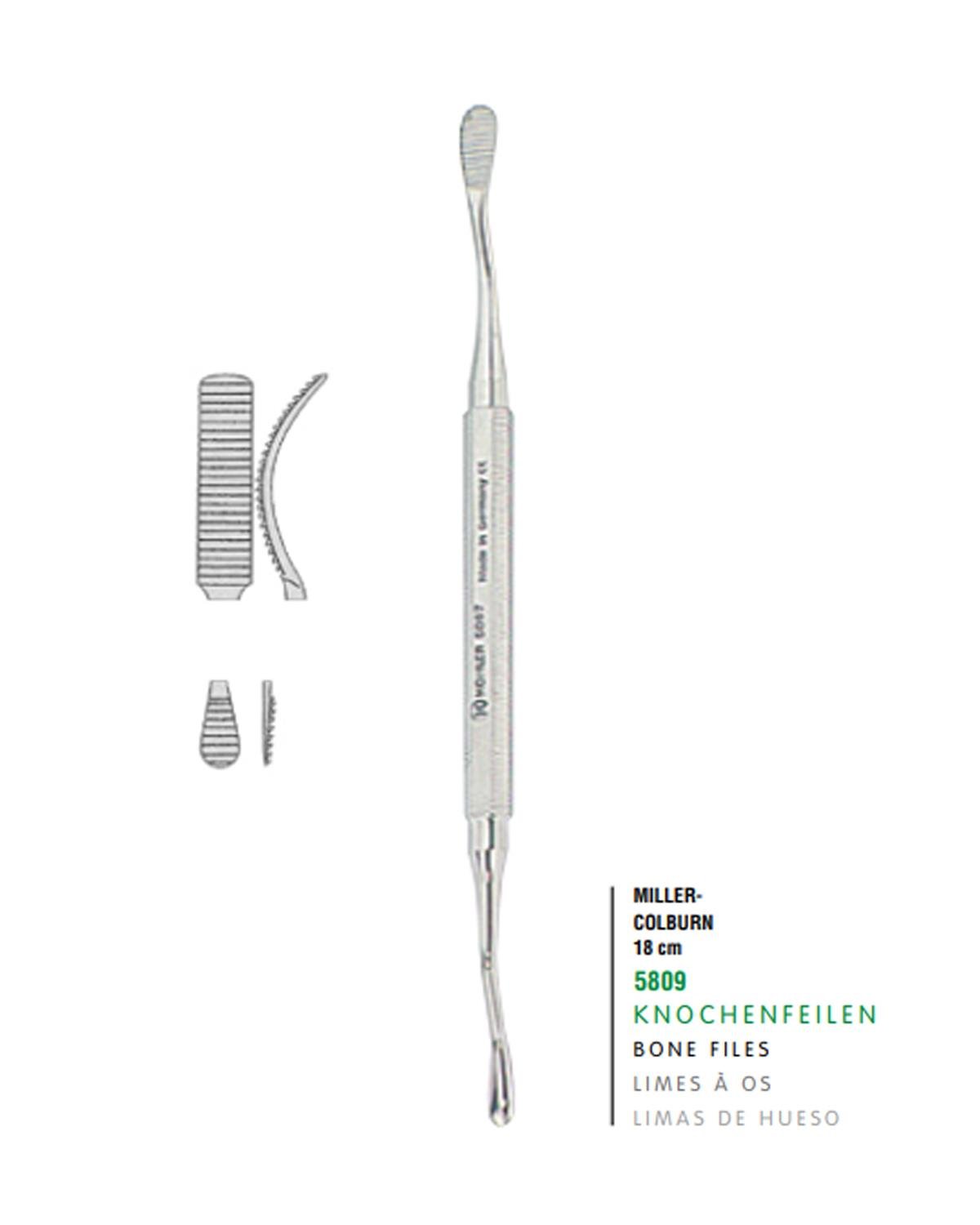 Kemik Eğesi MILLER-COLBURN FIG.3 18cm