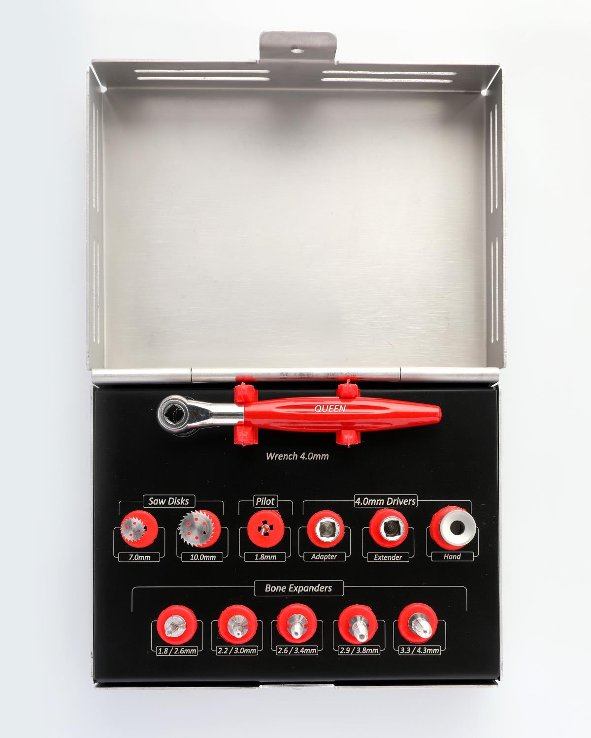 Kemik Genişletme Frezi Bone Expender Set 12 Ad./Kaset