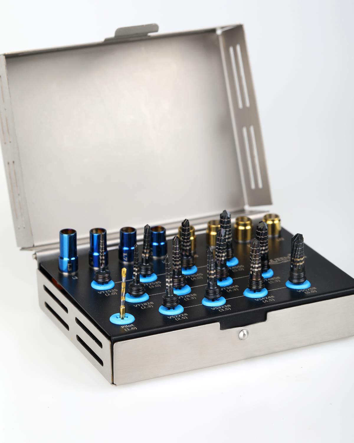 Kemik Genişletme Seti,Stoperli Osseodensification Kit 21 Ad./Kaset