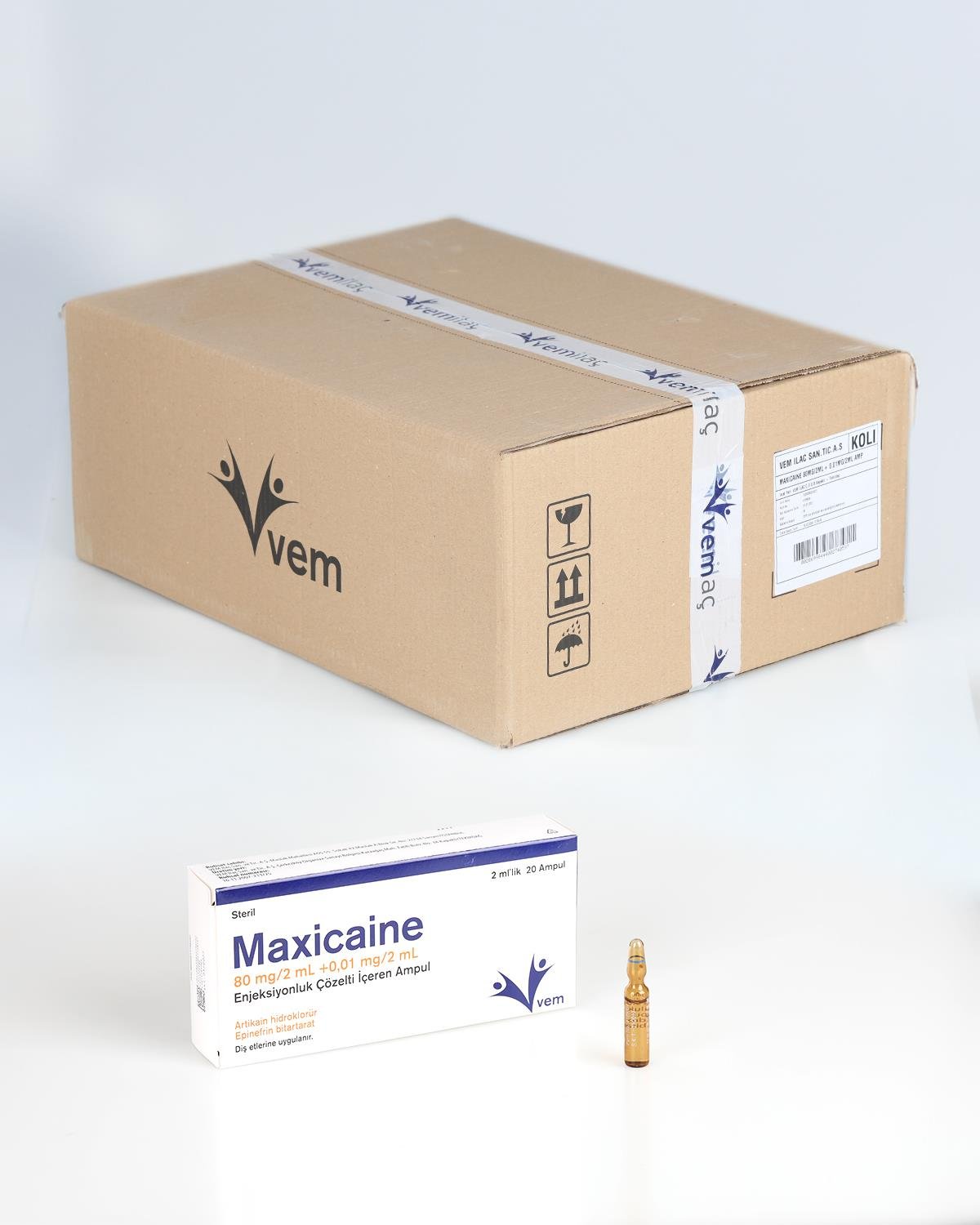 Maxicaine  Aspirasyonlu Şırınga Seti - MAX56