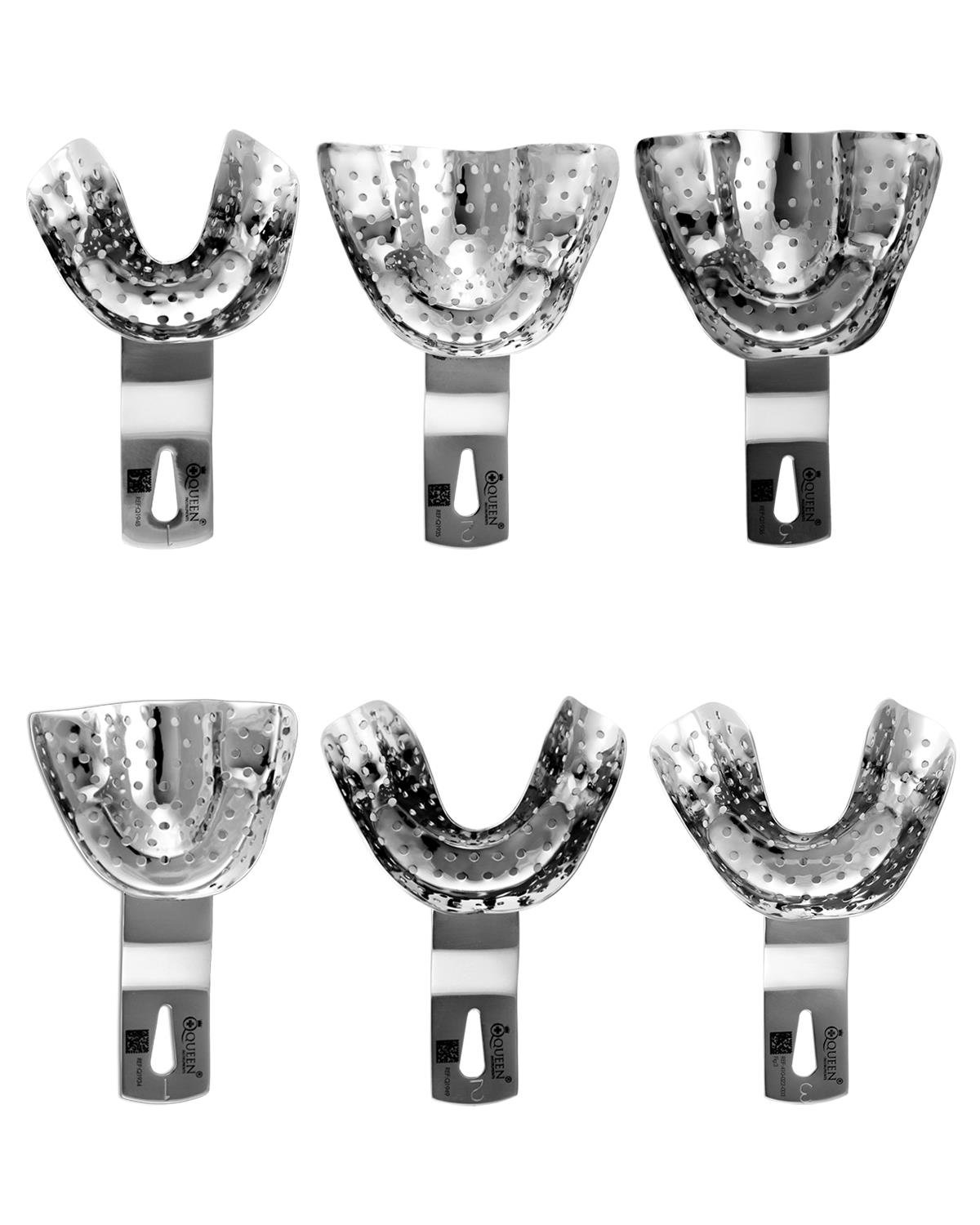 Ön Dişli, Arka Dişsiz (Kenedy) Ölçü Kaşiğı Seti 6 Parça/Pkt