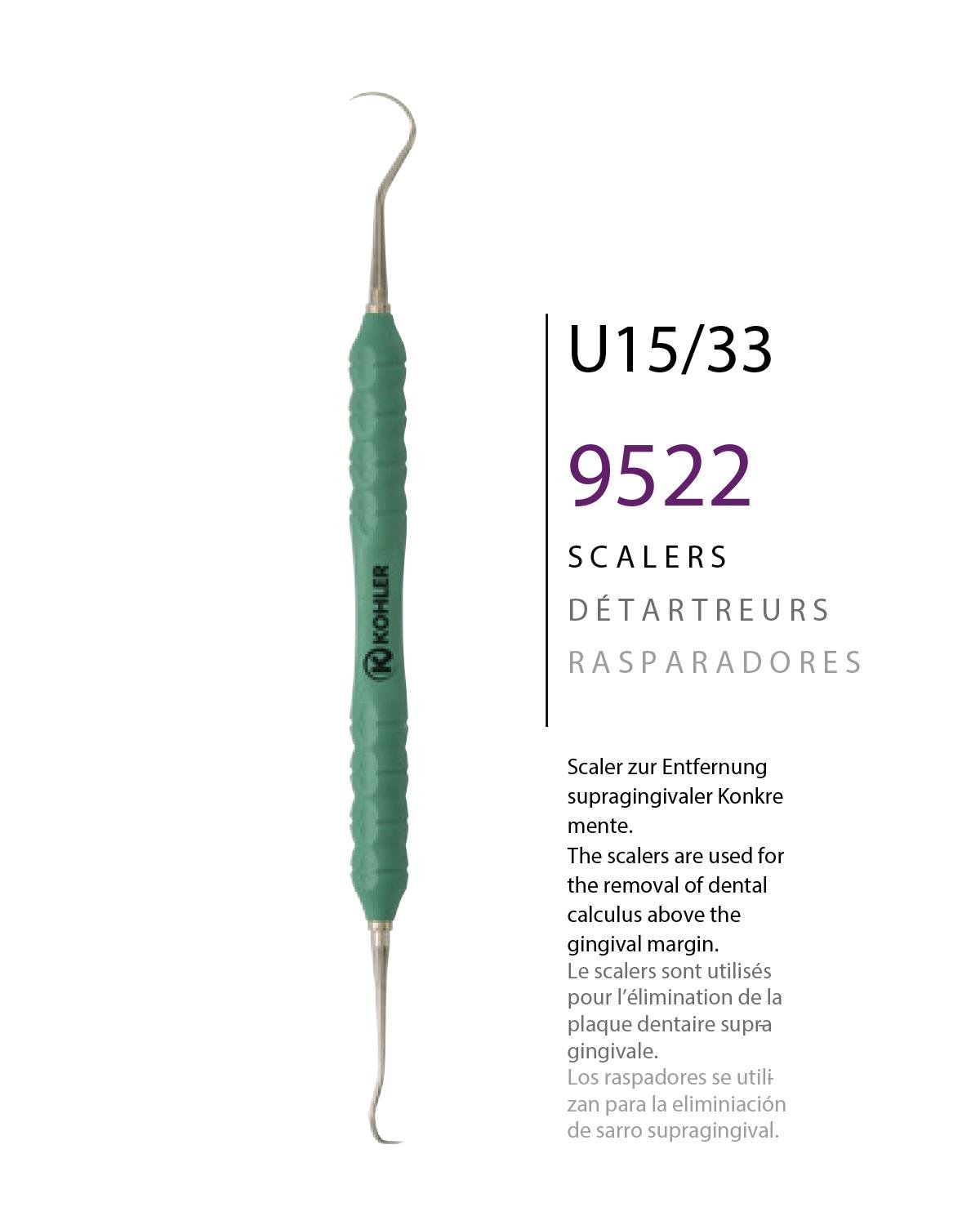 Orak Skaler Küret fig. U15/33