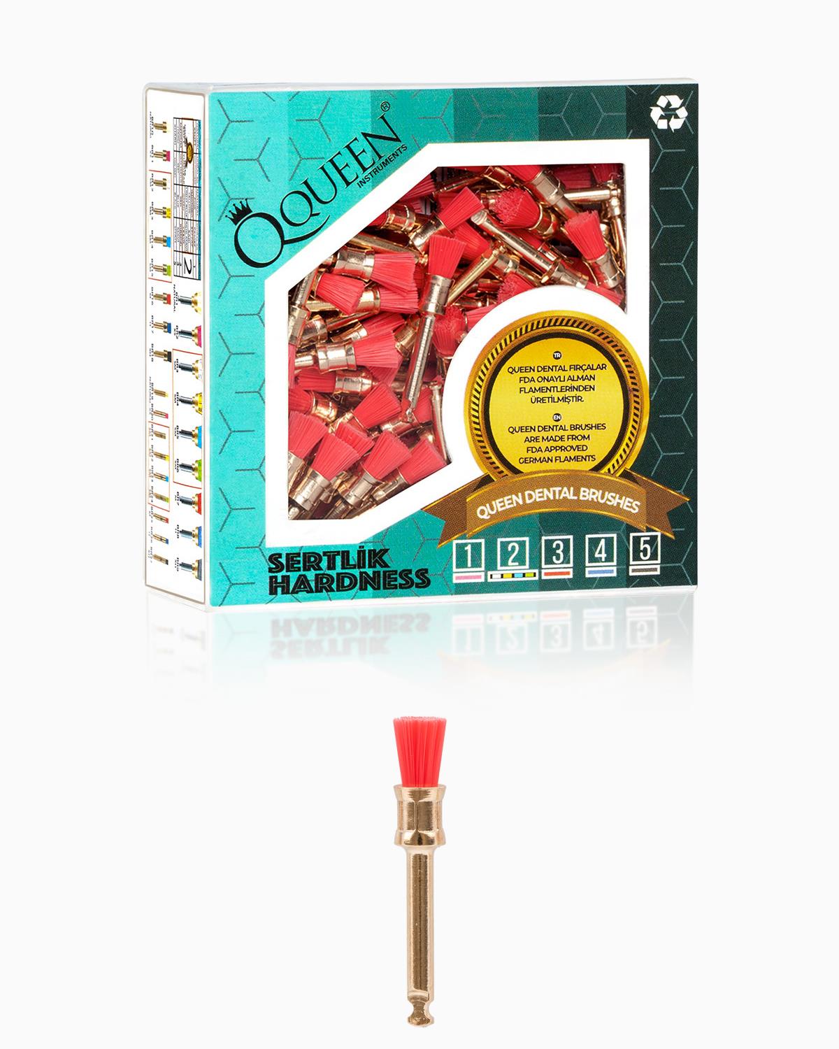 Pembe çok yumuşak (Sertlik 1) polisaj fırçası 5mm