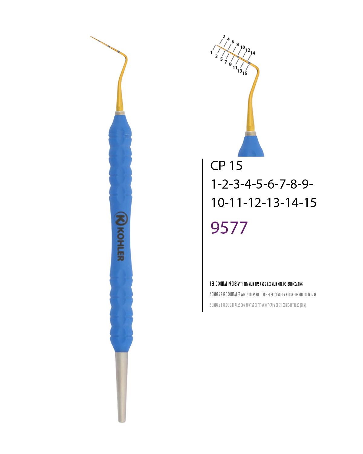 Periodontal Sond fig.CP 15