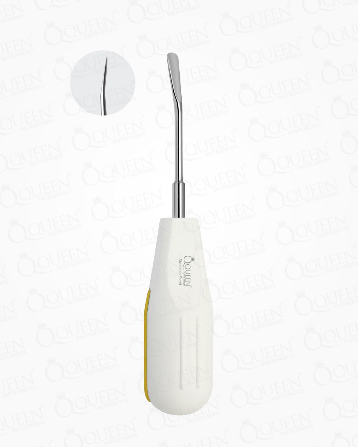 Plastik Saplı Eğri Lüxatör-Bien Elevatör 5mm 16cm