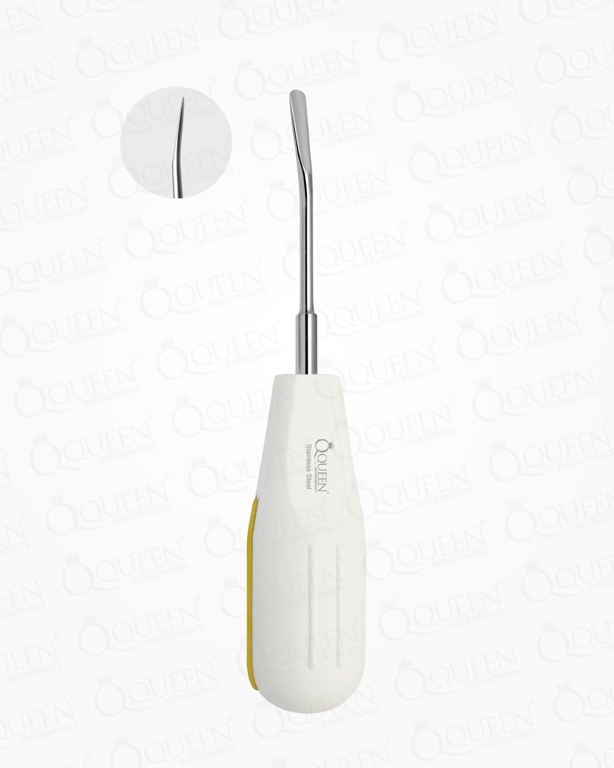 Plastik Saplı Eğri Lüxatör-Bien Elevatör Lüxatör 3mm 16cm