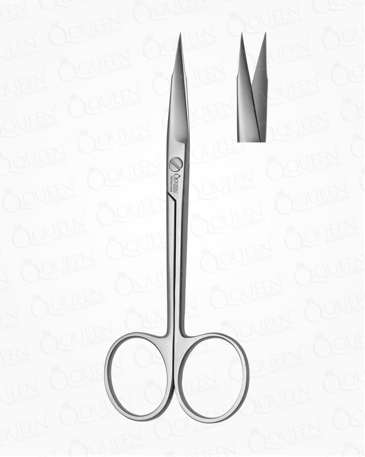 Q315-048 QUEEN Düz Cerrahi Makas Stevens 11cm