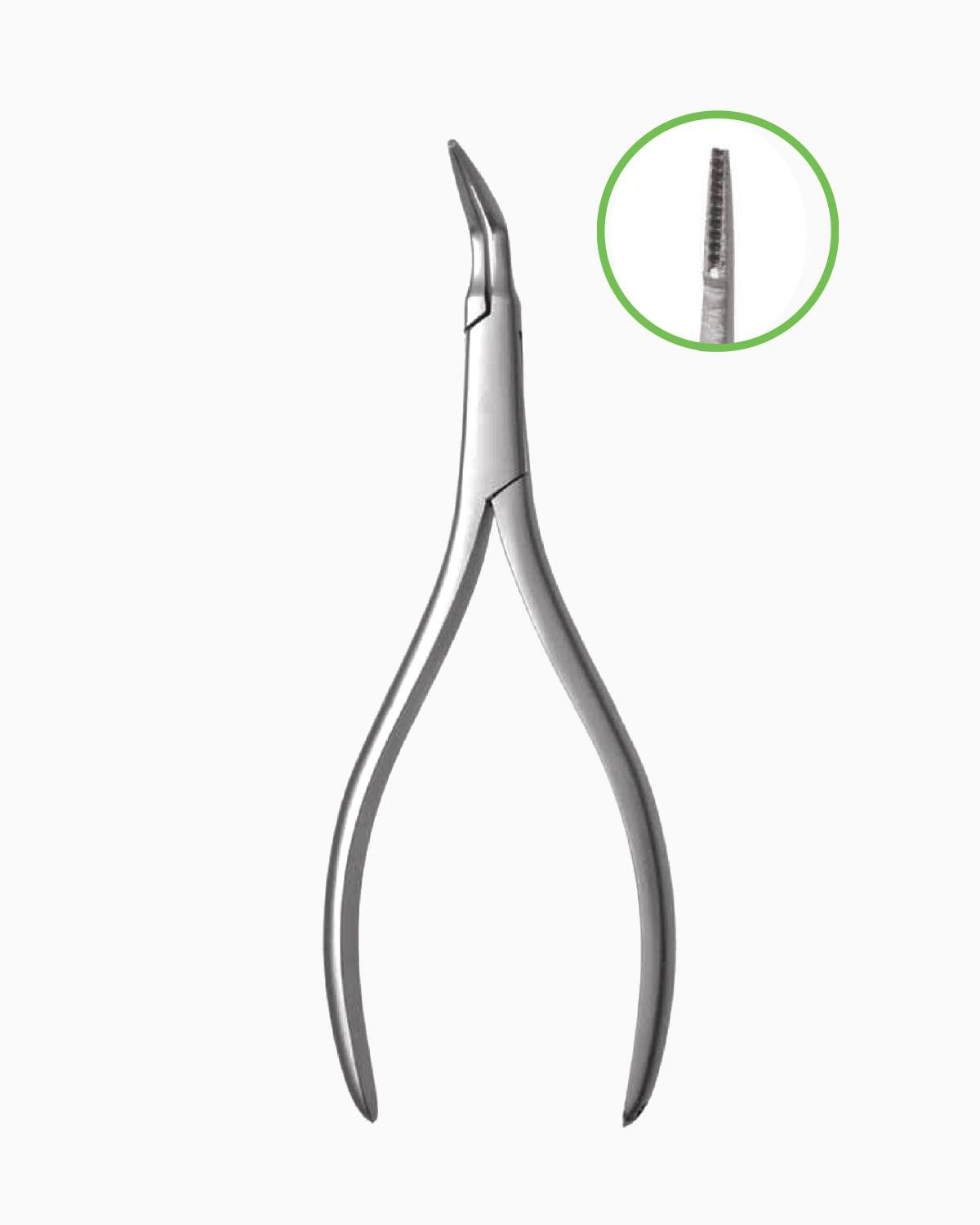 Queen  Açılı (45 derece) Mikro Çekim Preseli ve Kök Pensi 13cm - QET019