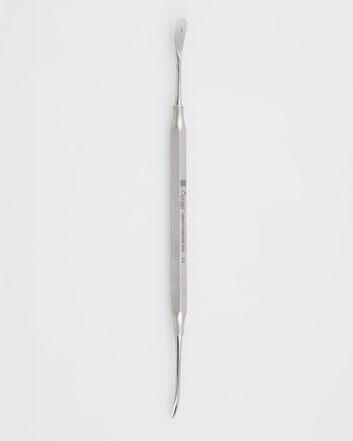 Queen  Doğrusal Delikli Oval-Sivri Periost Elevatörü FIG-9A 8mm-4mm 19cm - QRAS1H067