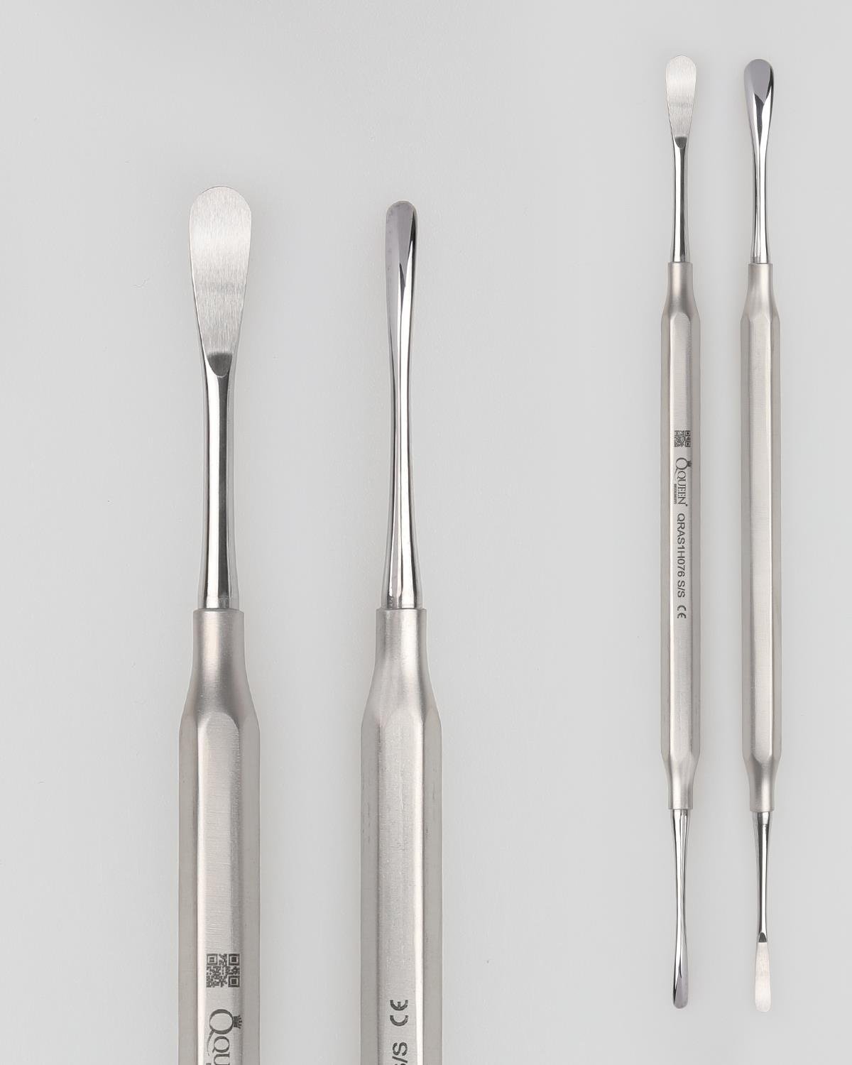 Queen  Doğrusal Oval-Oval Periost Elevatörü GOLDMAN-FOX 6mm-3mm 19cm - QRAS1H076