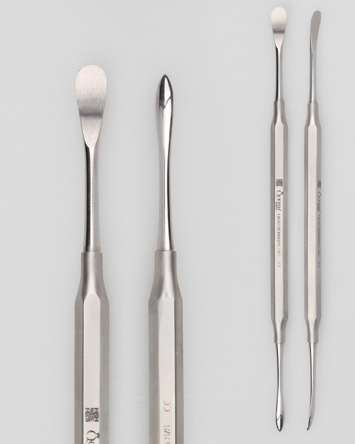 Queen  Doğrusal Oval-Sivri Periost Elevatörü Molt 7mm-4mm 19cm - QRAS1H060