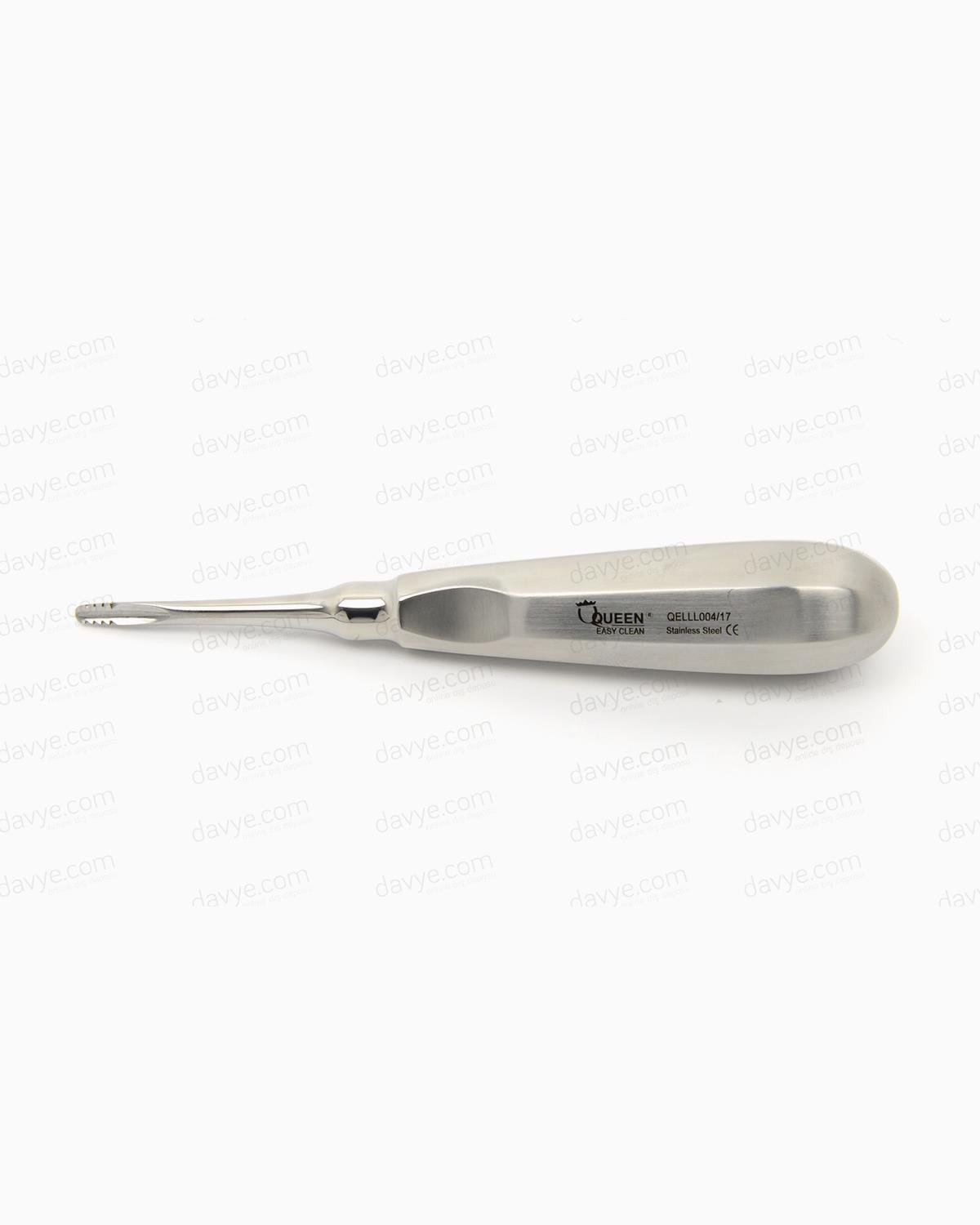 Queen  Düz Tırtıklı Elevatör Lindo-Levian 4mm 15 5cm - QELLL004