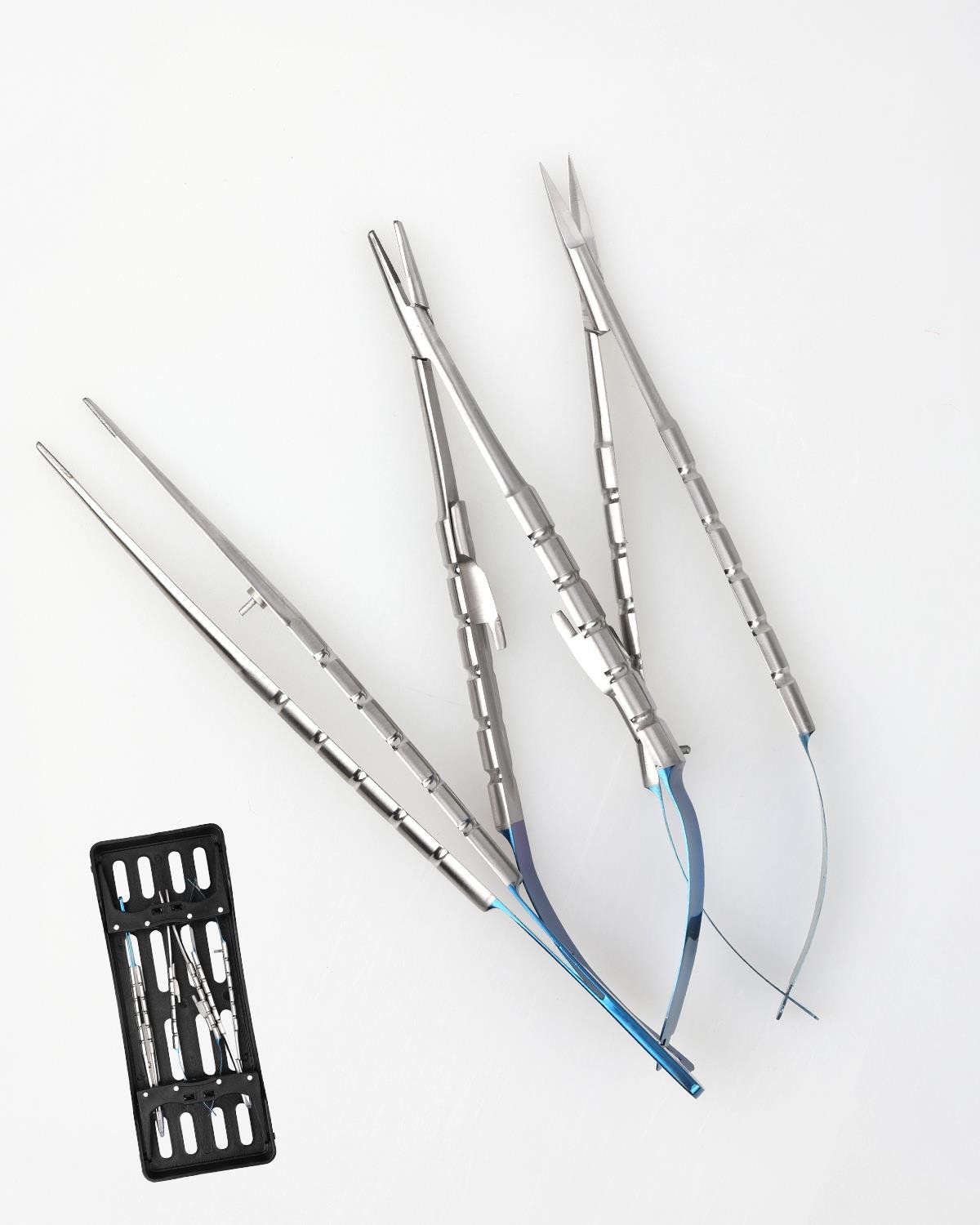 Queen TC Tungsten Carbide Cerrahi Set 3 Parça-Kaset- QMSS001