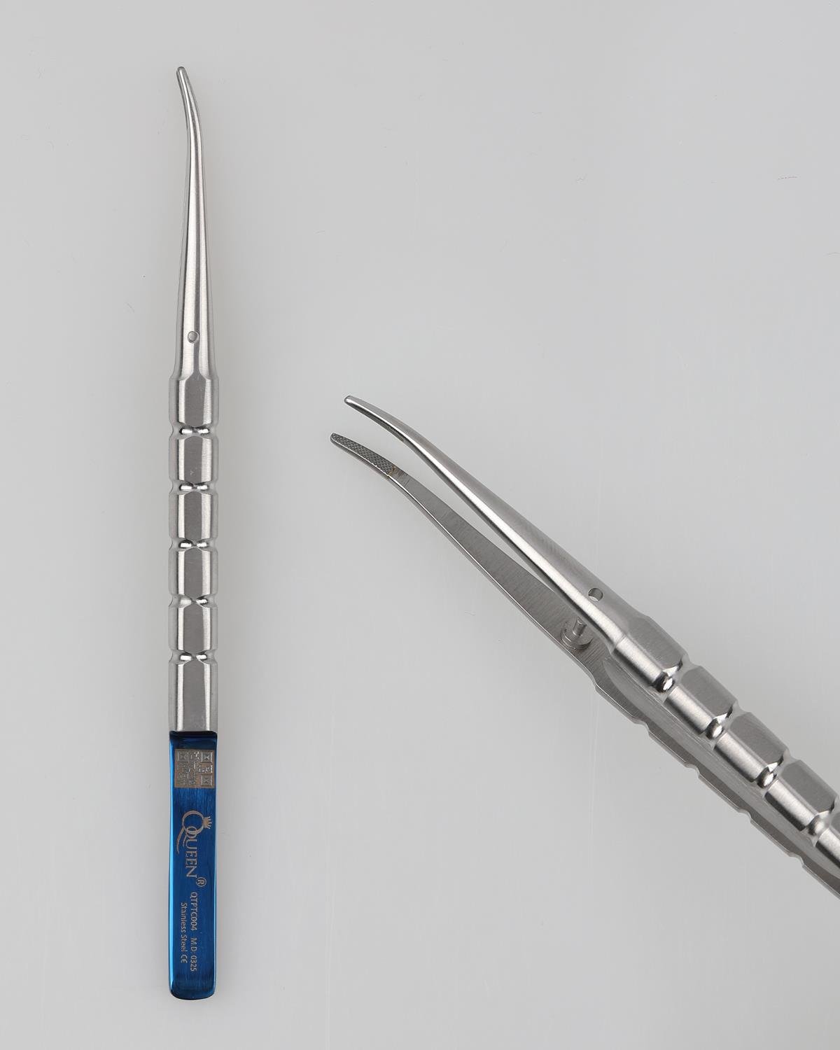 Queen TC Tungsten Carbide Düz Dişsiz Penset 0-4mm 14cm - QTPTC004