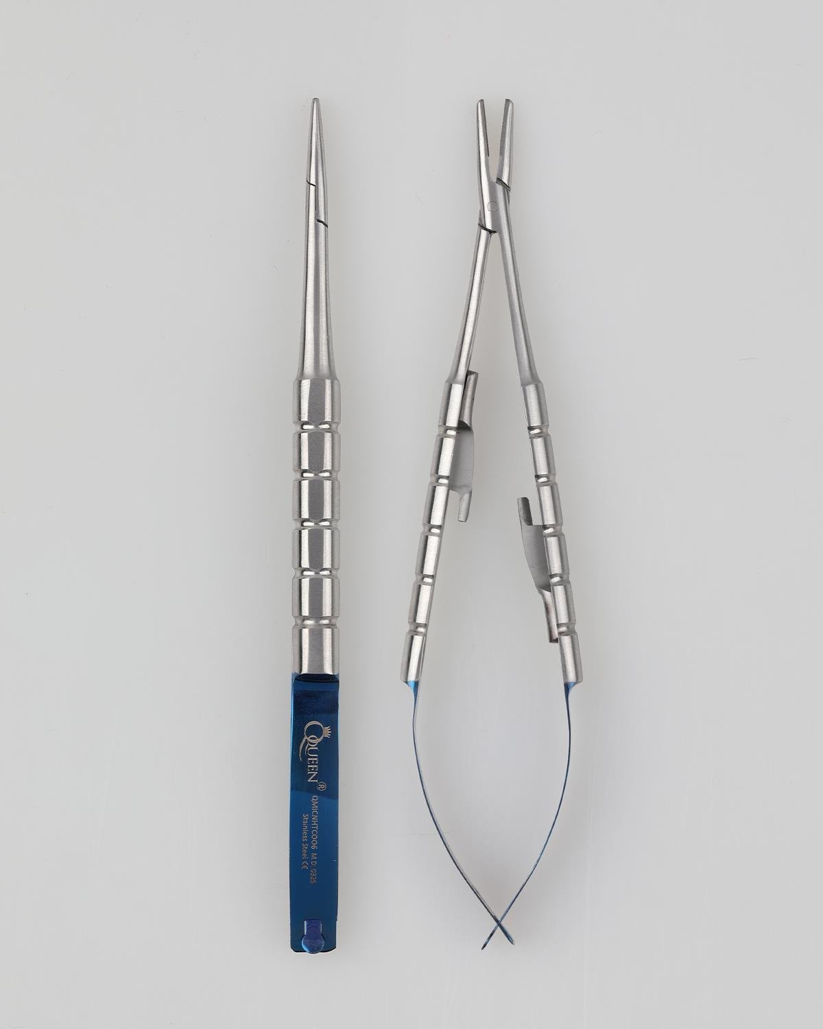 Queen TC Tungsten Carbide Düz Mikro Portegü Castroviejo 14cm - QMICNHTC006