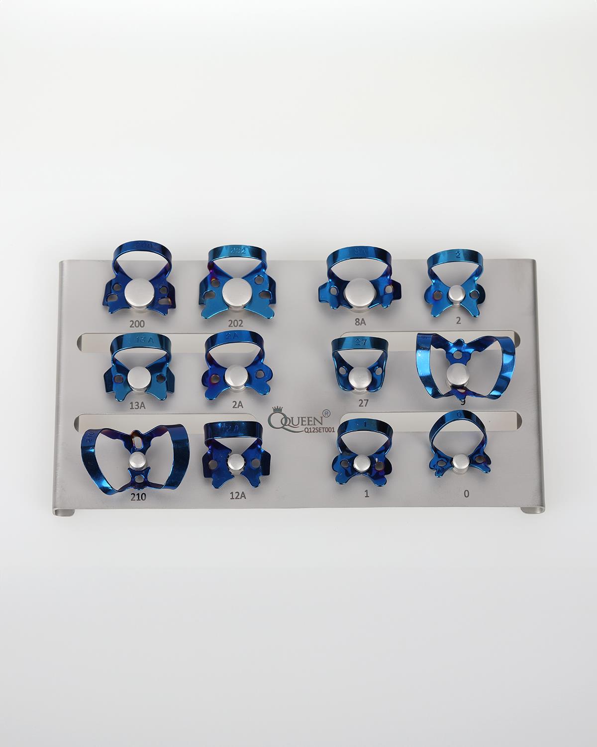 Rubber Dam Aleti 12 Parça/Kaset