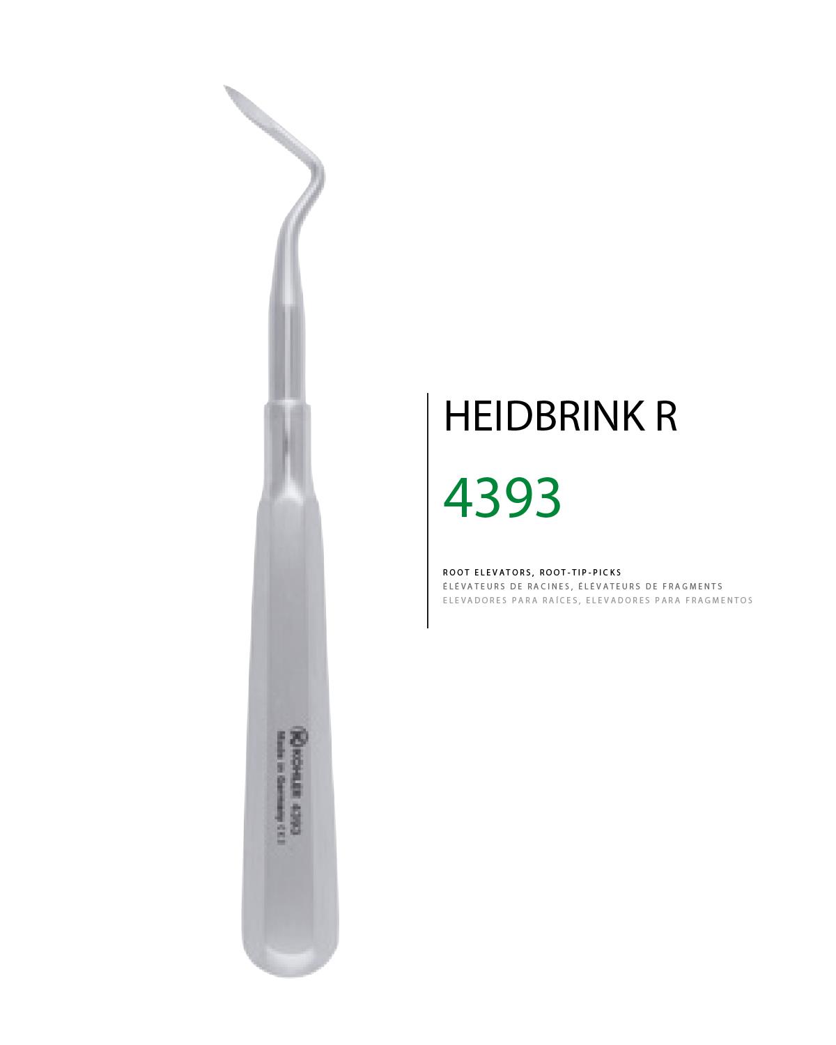 Sağ Apekso Heidbrink Elevatör Heidebrink