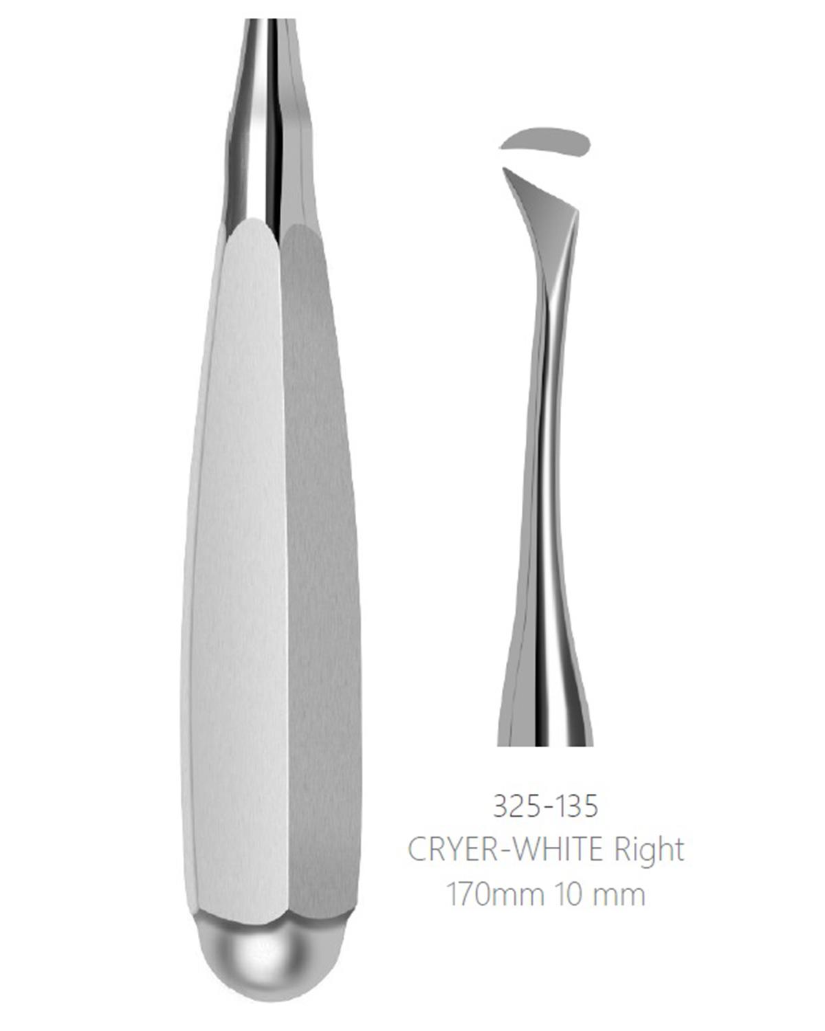 Sağ Cryer Elevatör Cryer-White 10mm 17cm