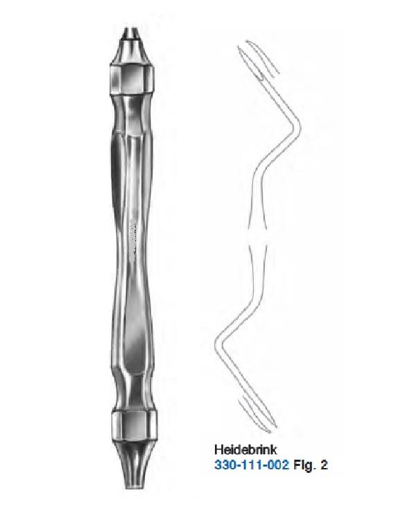 Sağ-Sol Apekso Heidbrink Elevatör Heidebrink 1,5mm 20cm