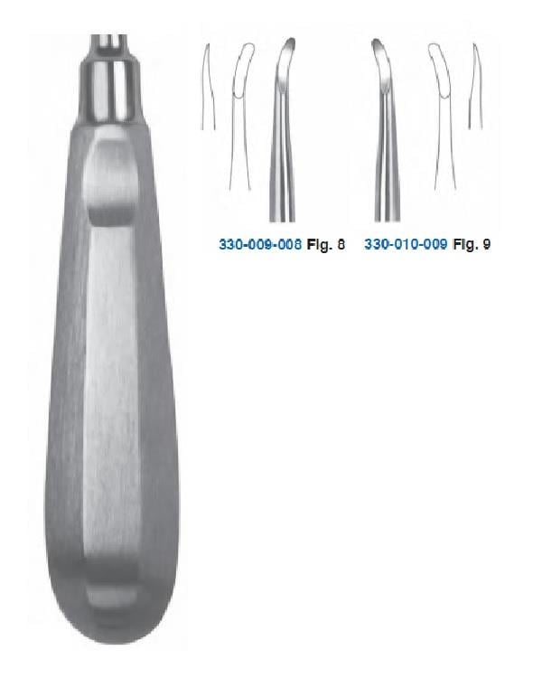 Sağ-Sol Apekso Heidbrink Elevatör Seti 2mm 16cm 2 Parça/Pkt