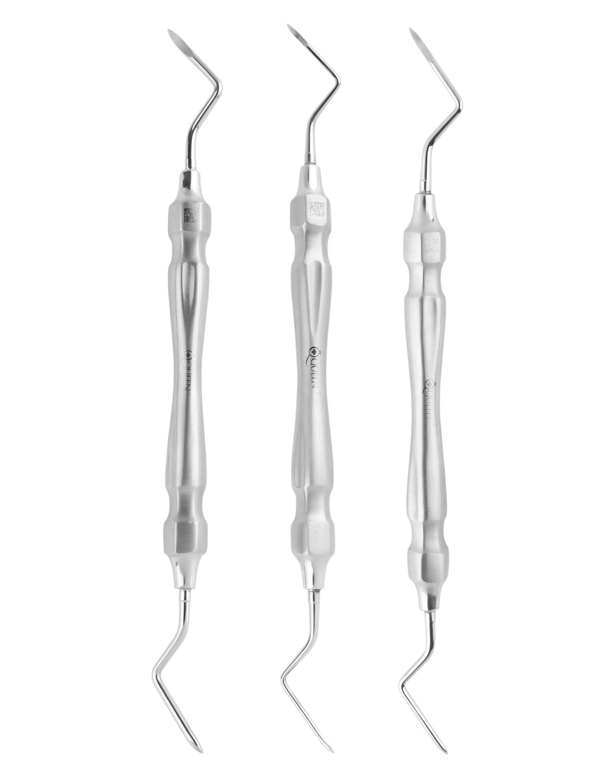 Sağ-Sol Apekso Heidbrink Elevatör Seti Heidebrink 20cm 3 Parça/Pkt