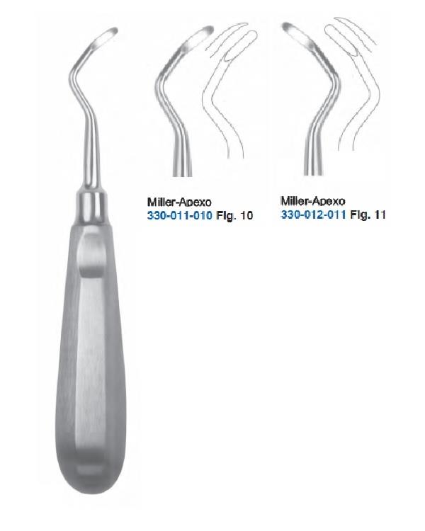 Sağ-Sol Apekso Heidbrink Elevatör Seti 2mm 16cm 2 Parça/Pkt