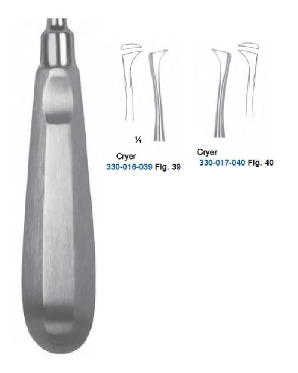 Sağ-Sol Cryer Elevatör Seti 16cm 2 Parça/Pkt