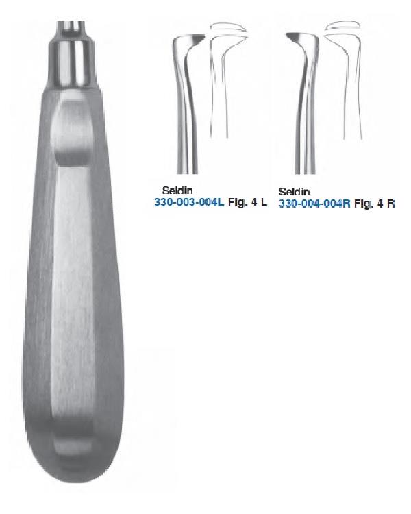 Sağ-Sol Cryer Elevatör Seti Seldin 16cm 2 Parça/Pkt