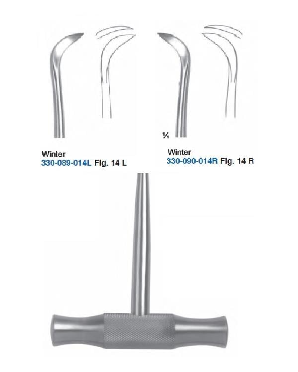 Sağ-Sol Cryer Elevatör Seti Winter 11cm 2 Parça/Pkt