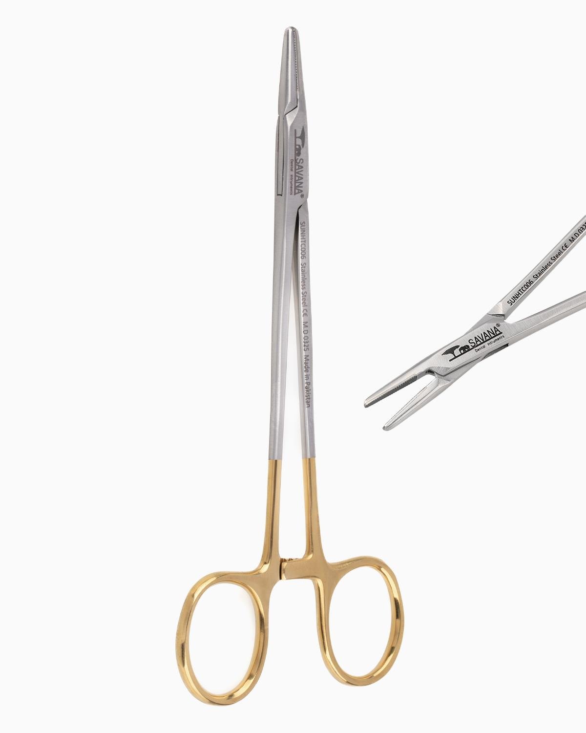 Savana TC Tungsten Carbide Düz Makas Portegü Crile-Wood 15cm - SUNHTC006