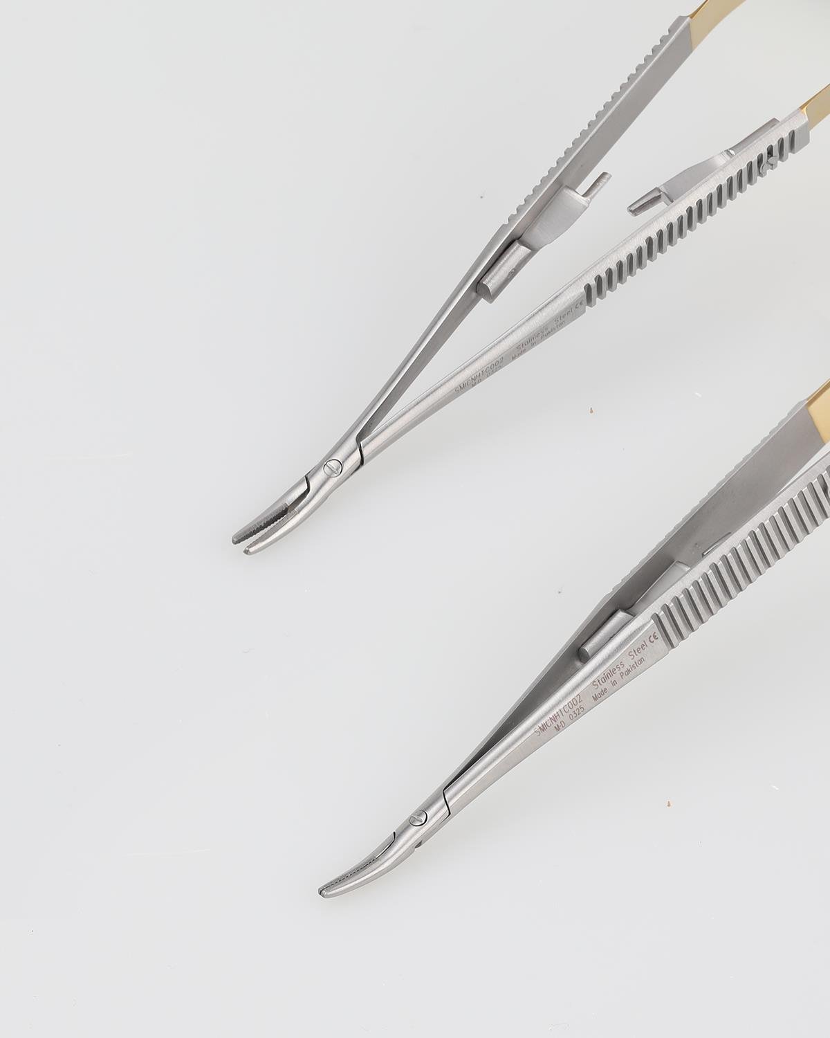 Savana TC Tungsten Carbide Eğri Mikro Portegü Castroviejo 14cm - SMICNHTC002