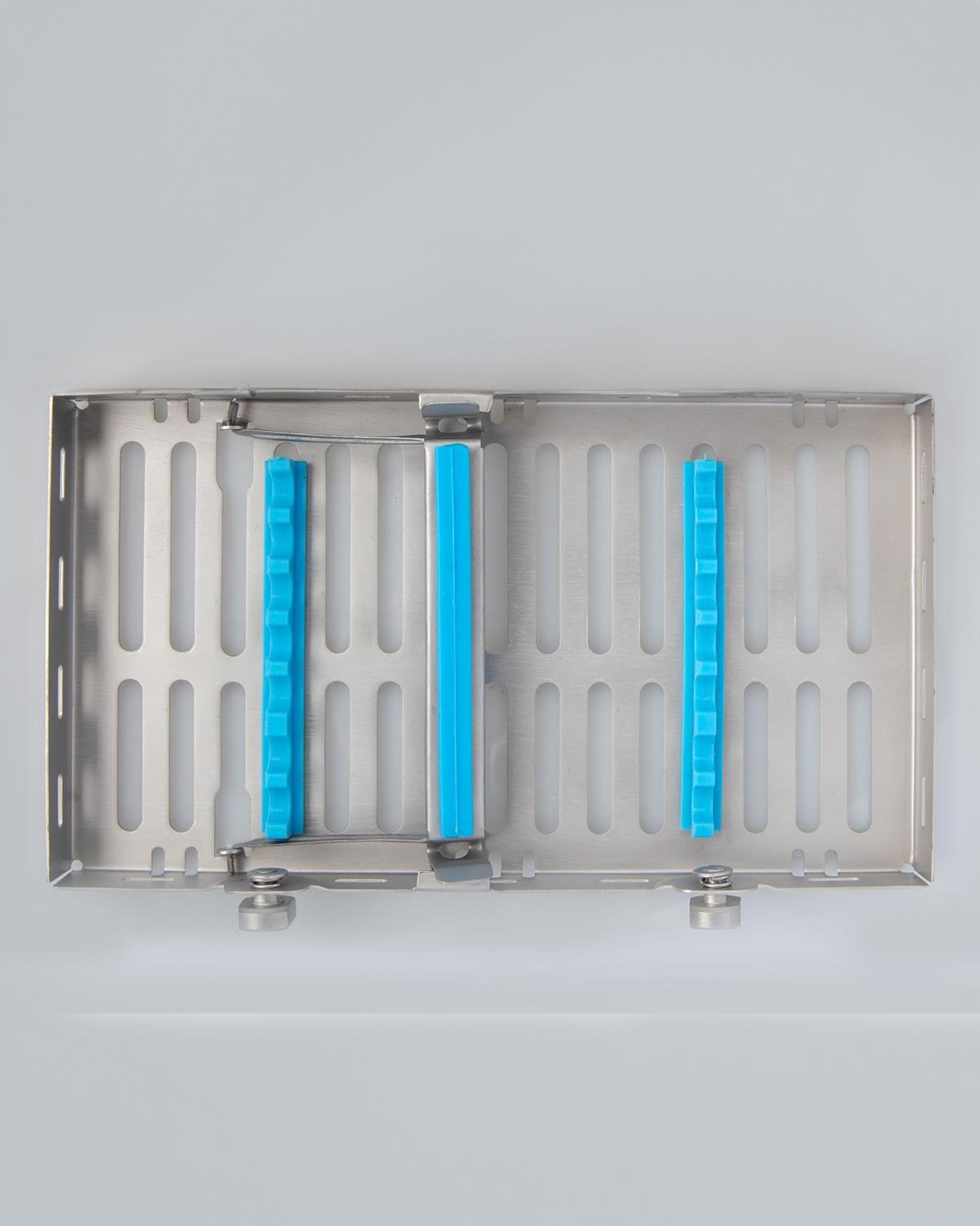 Silikon Tutamaçlı Sterilizasyon Kaseti 12cm/20cm/2.5cm 7 Aletlik