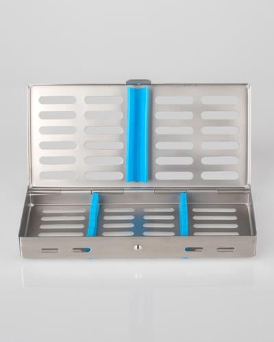 Silikon Tutamaçlı Sterilizasyon Kaseti 7 Aletlik