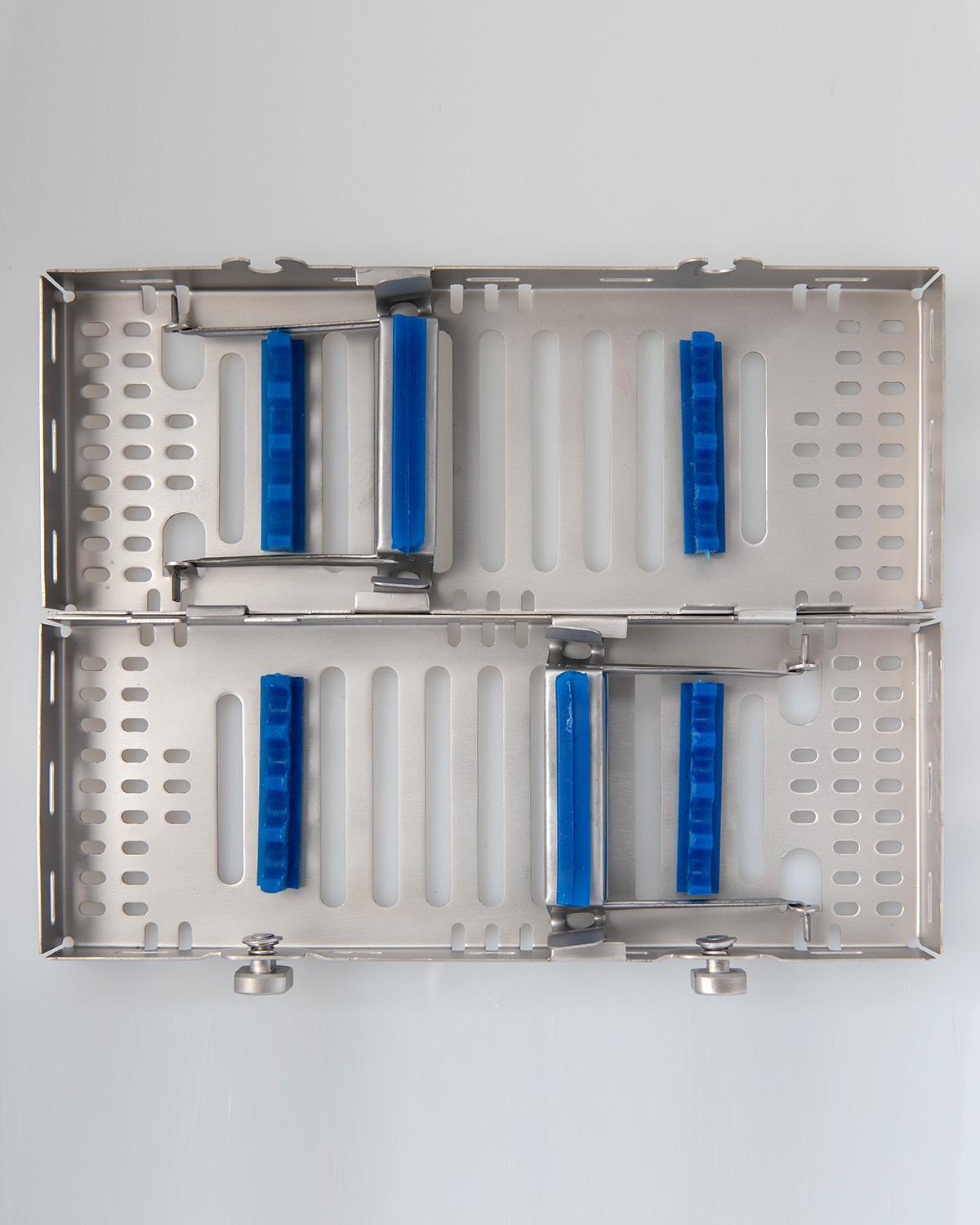 Silikon Tutamaçlı Sterilizasyon Kaseti 9cm/20cm/4cm 8 Aletlik