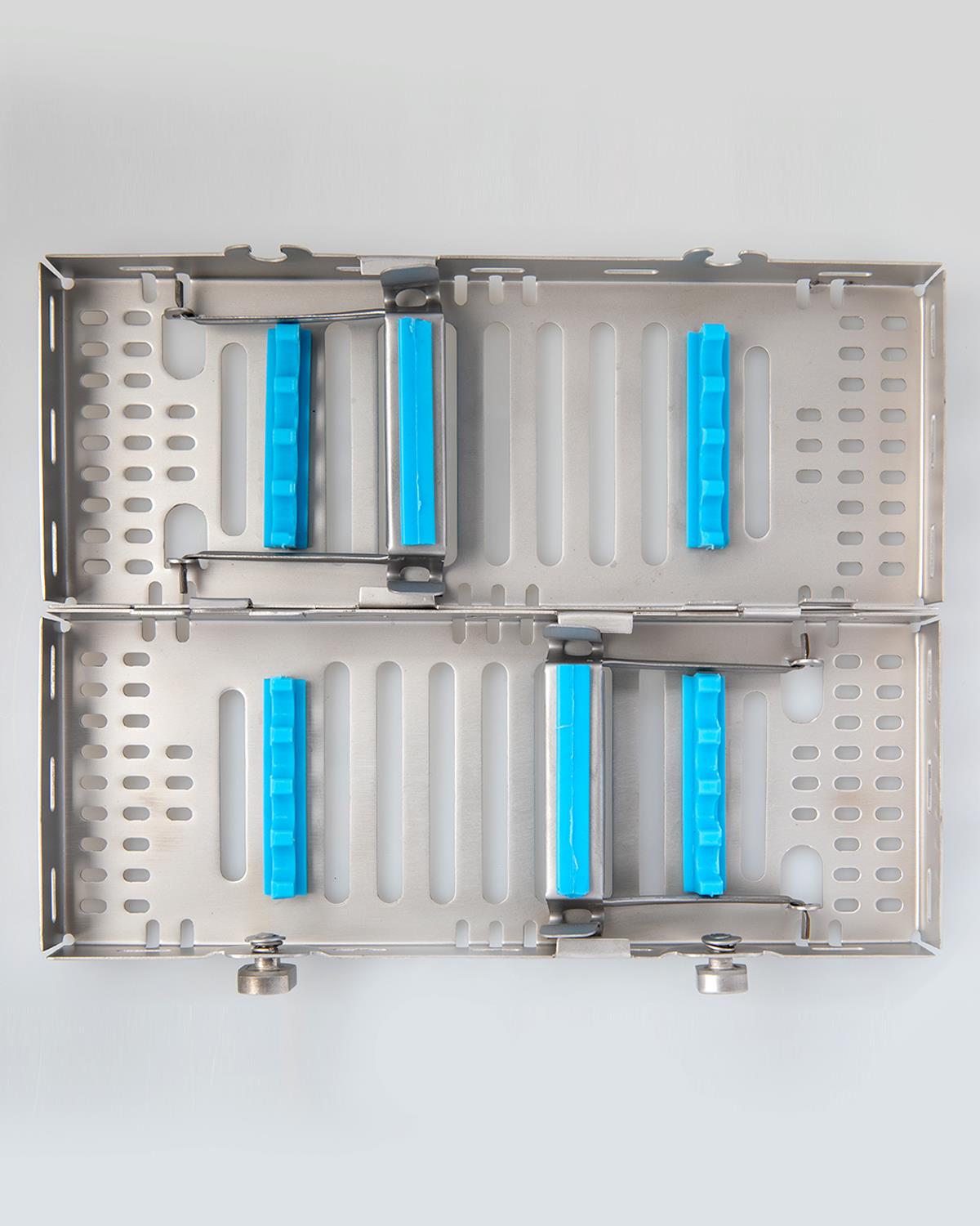 Silikon Tutamaçlı Sterilizasyon Kaseti 9cm/20cm/4cm 8 Aletlik